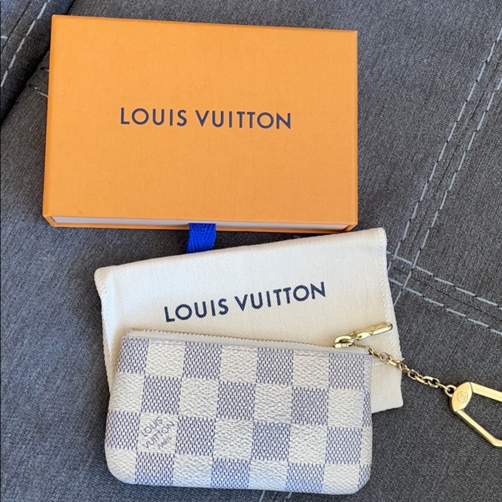 Louis Vuitton wallet key pouch w dust bag & box